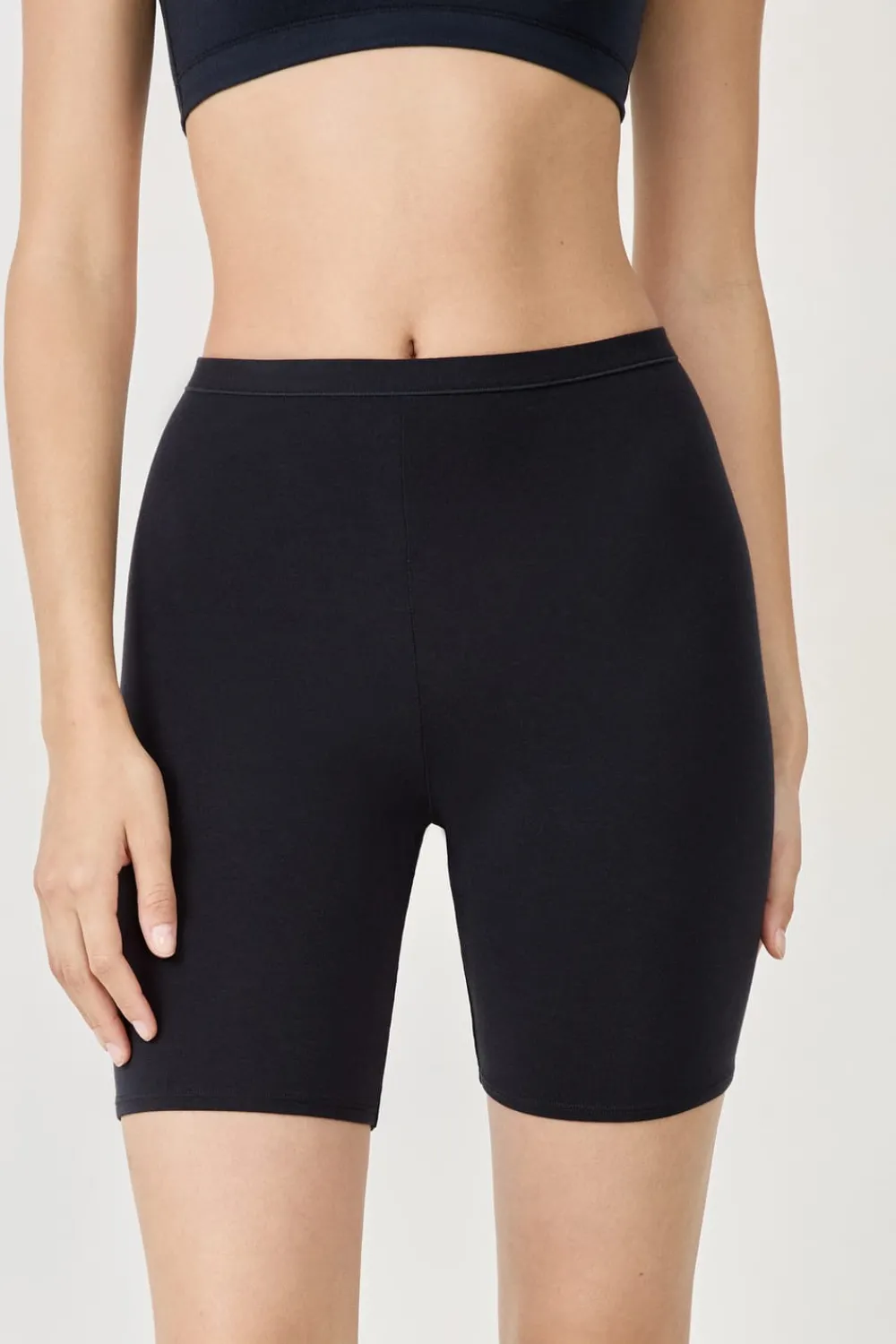 ETAM Pantalones cortos de algodón NEGRO