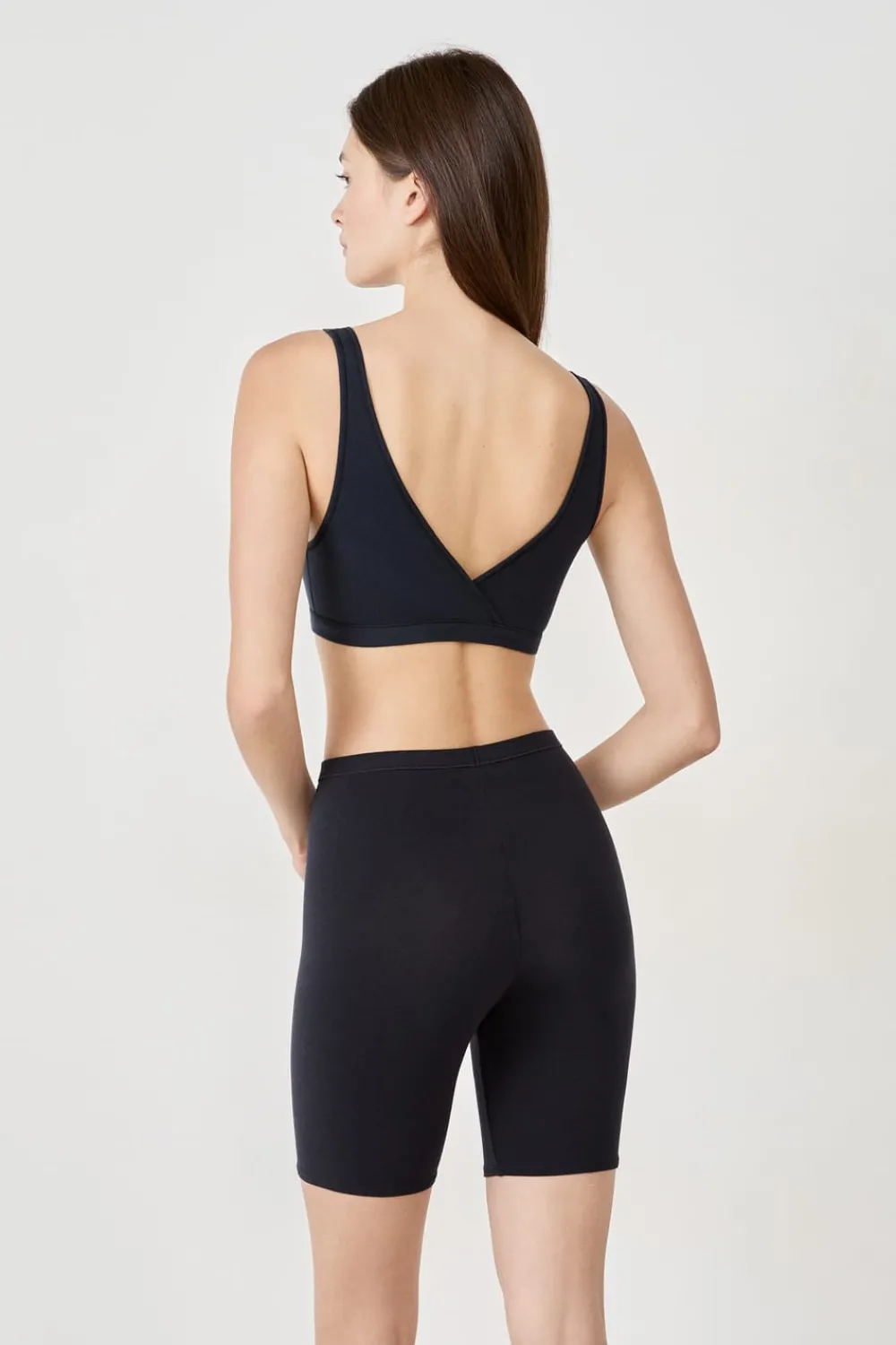 ETAM Pantalones cortos de algodón NEGRO