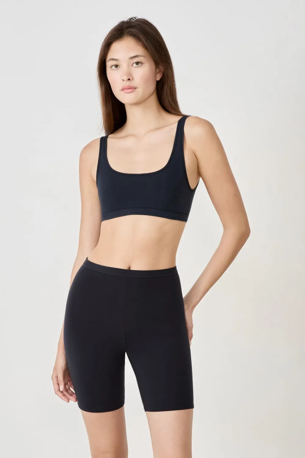 ETAM Pantalones cortos de algodón NEGRO