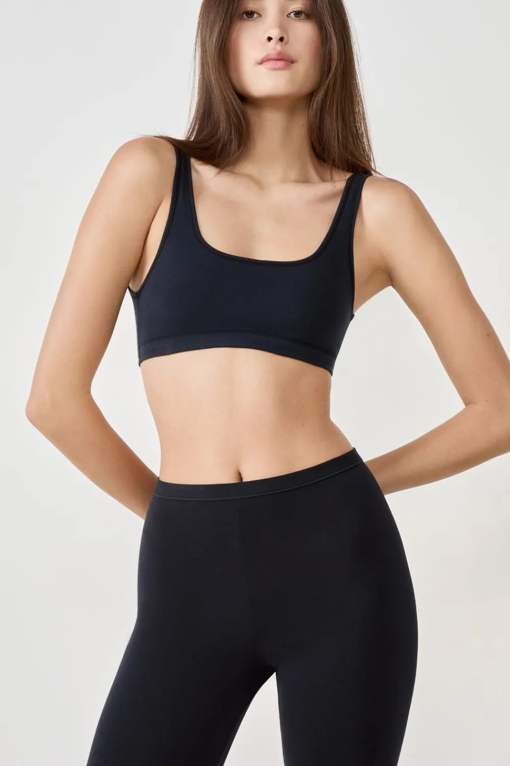 ETAM Pantalones cortos de algodón NEGRO
