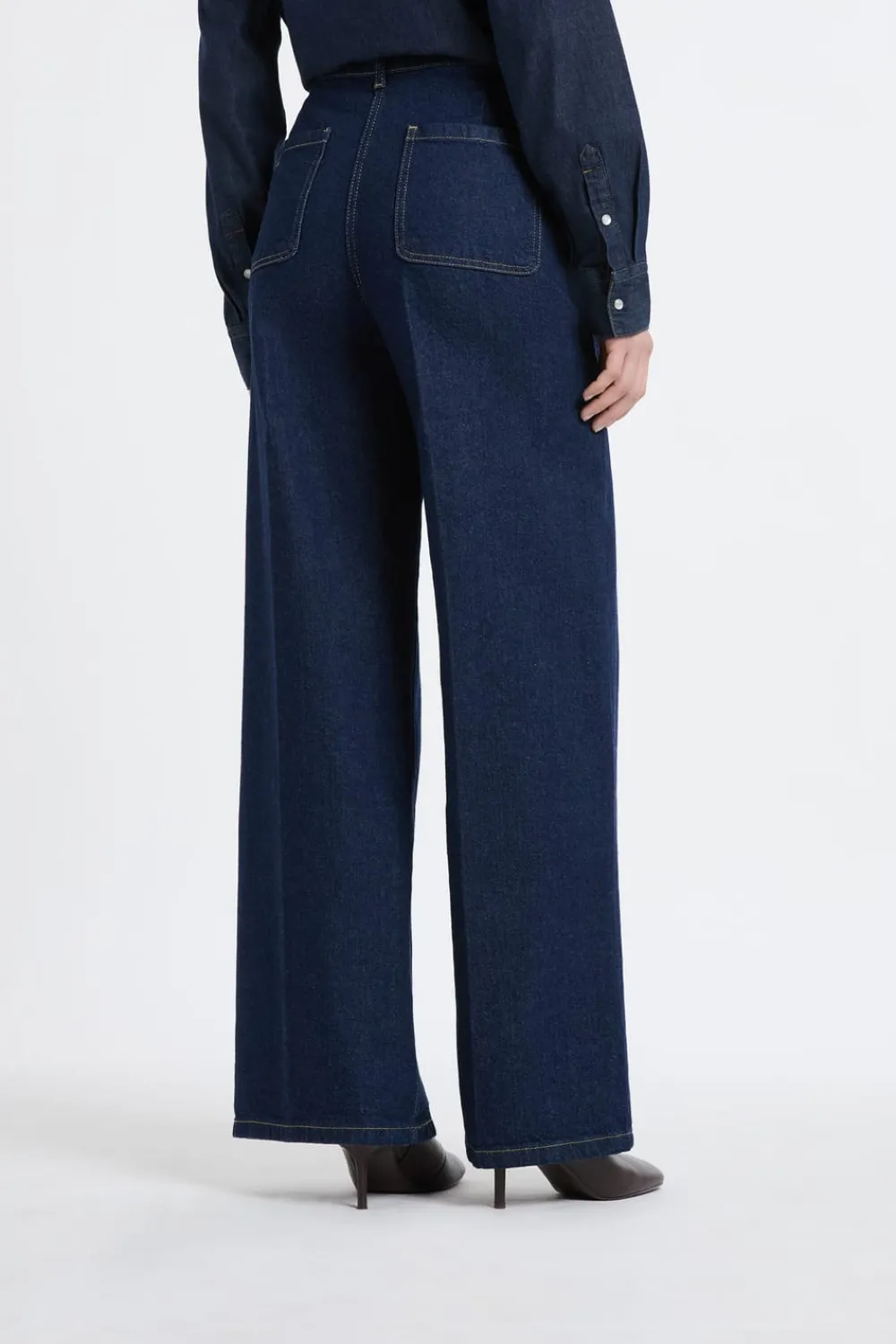 Online ETAM Pantalones vaqueros anchos de algodón JEAN DENIM