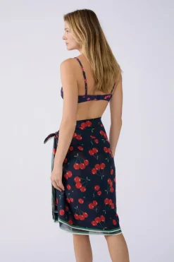 Hot ETAM Pareo de algodón estampado Marcia Wear x VERMILLON