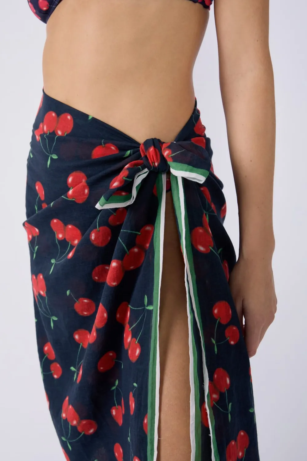 Hot ETAM Pareo de algodón estampado Marcia Wear x VERMILLON