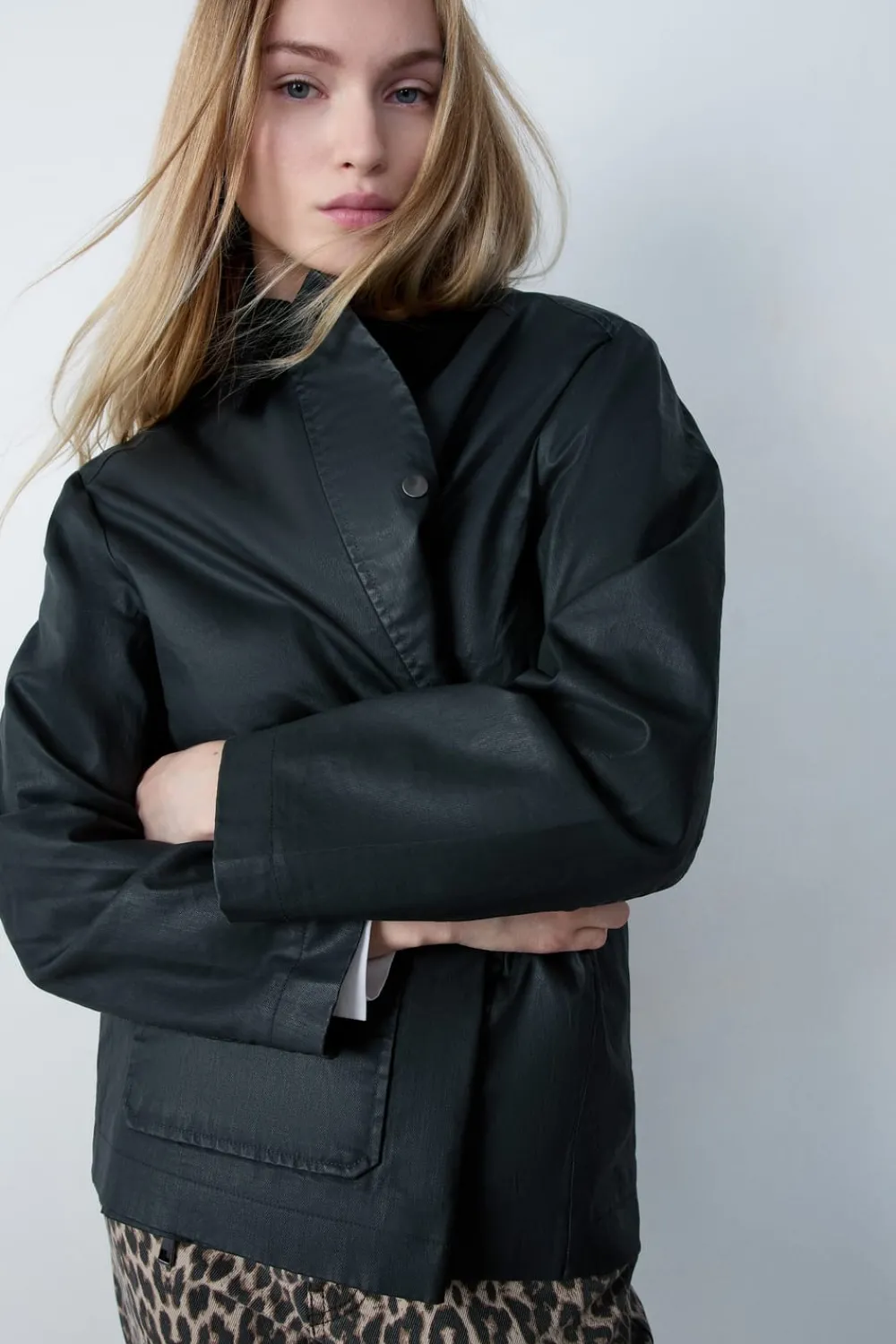Discount ETAM Parka con cuello de pana VERDE