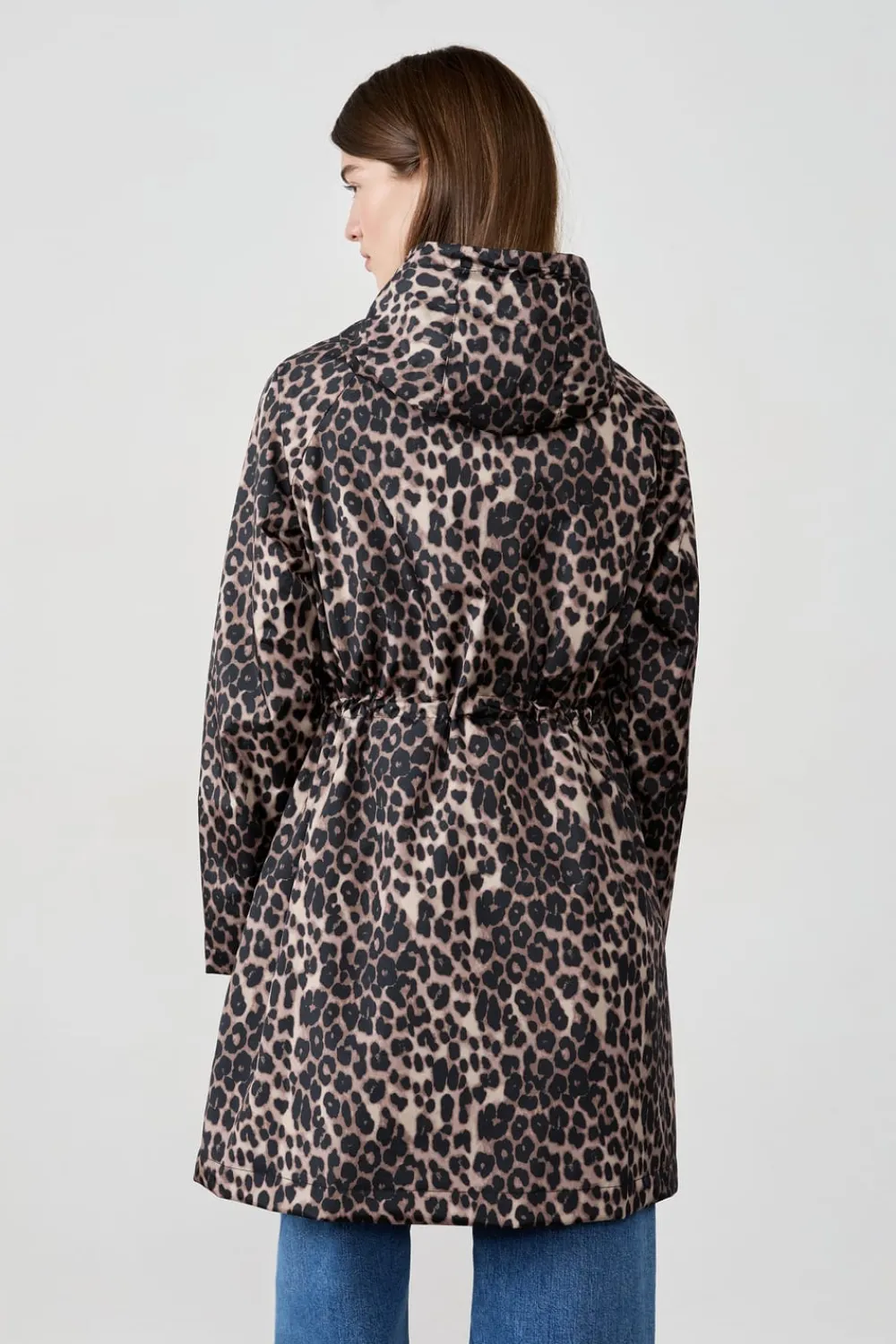 Best ETAM Parka estampado leopardo ESTAMPADO FONDO CRUDO