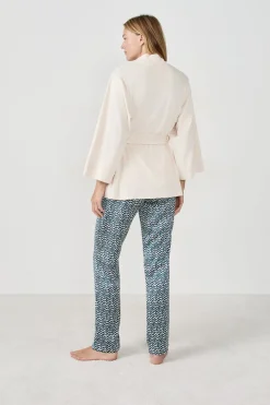 ETAM Pijama de 3 piezas ESTAMPADO BLANCO ROTO