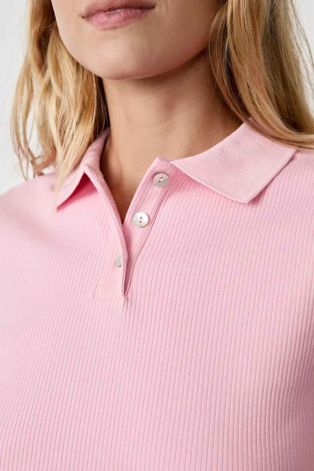 Online ETAM Polo de manga corta ROSA CLARO