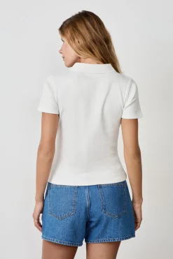 Outlet ETAM Polo de manga corta BLANCO
