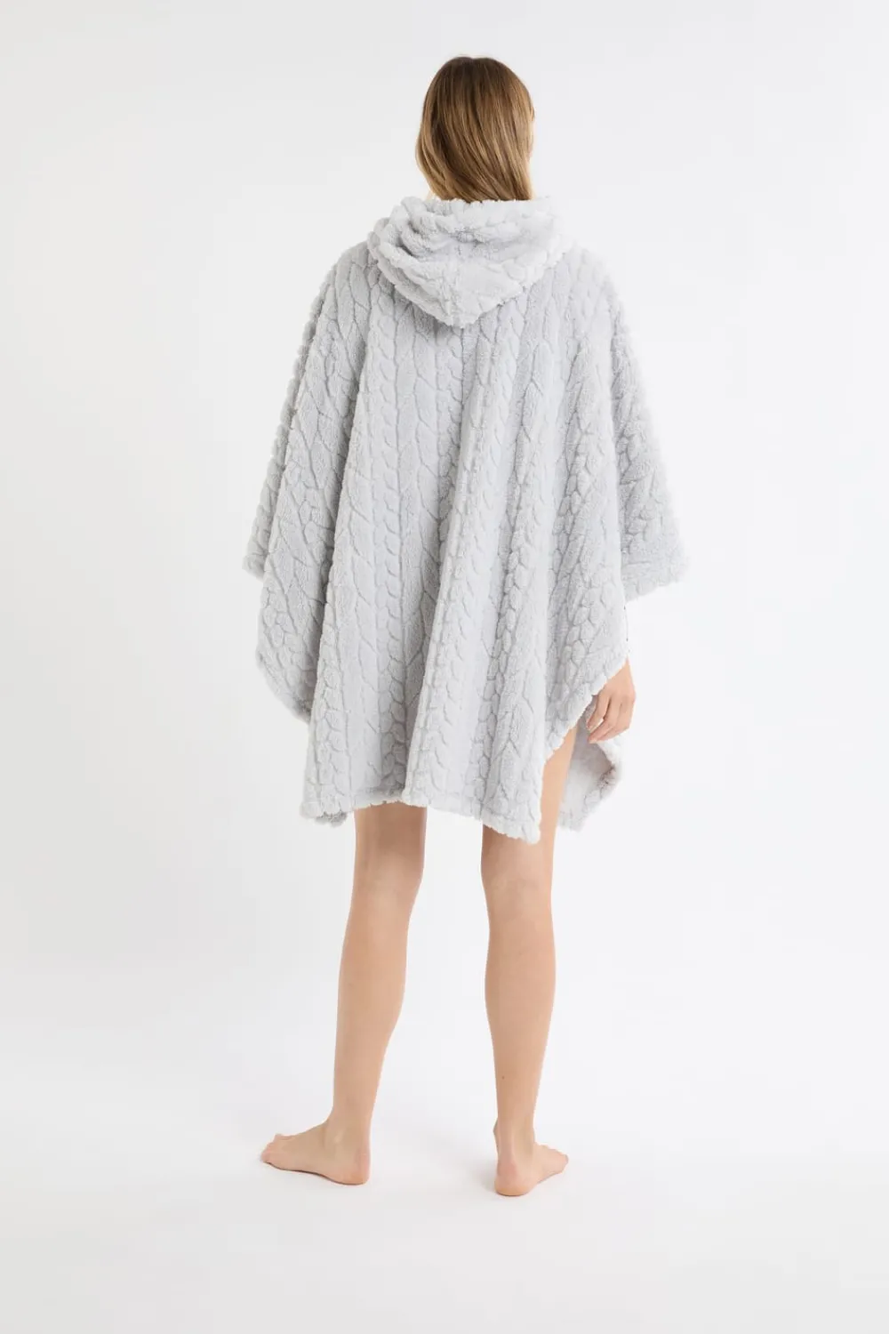 Clearance ETAM Poncho con mangas 3/4 GRIS