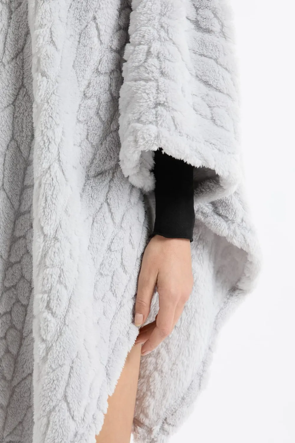 Clearance ETAM Poncho con mangas 3/4 GRIS