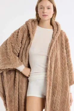 New ETAM Poncho con mangas 3/4 ARENA