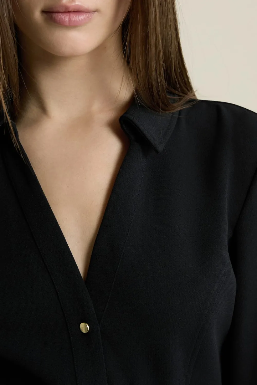 Discount ETAM Robe ceinturée NOIR