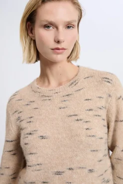Hot ETAM Robe pull en maille TAUPE