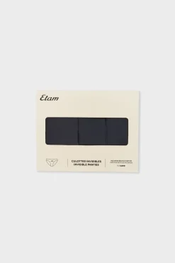 Online ETAM Set de 3 bragas NEGRO