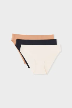 Discount ETAM Set de 3 bragas MULTICOLOR