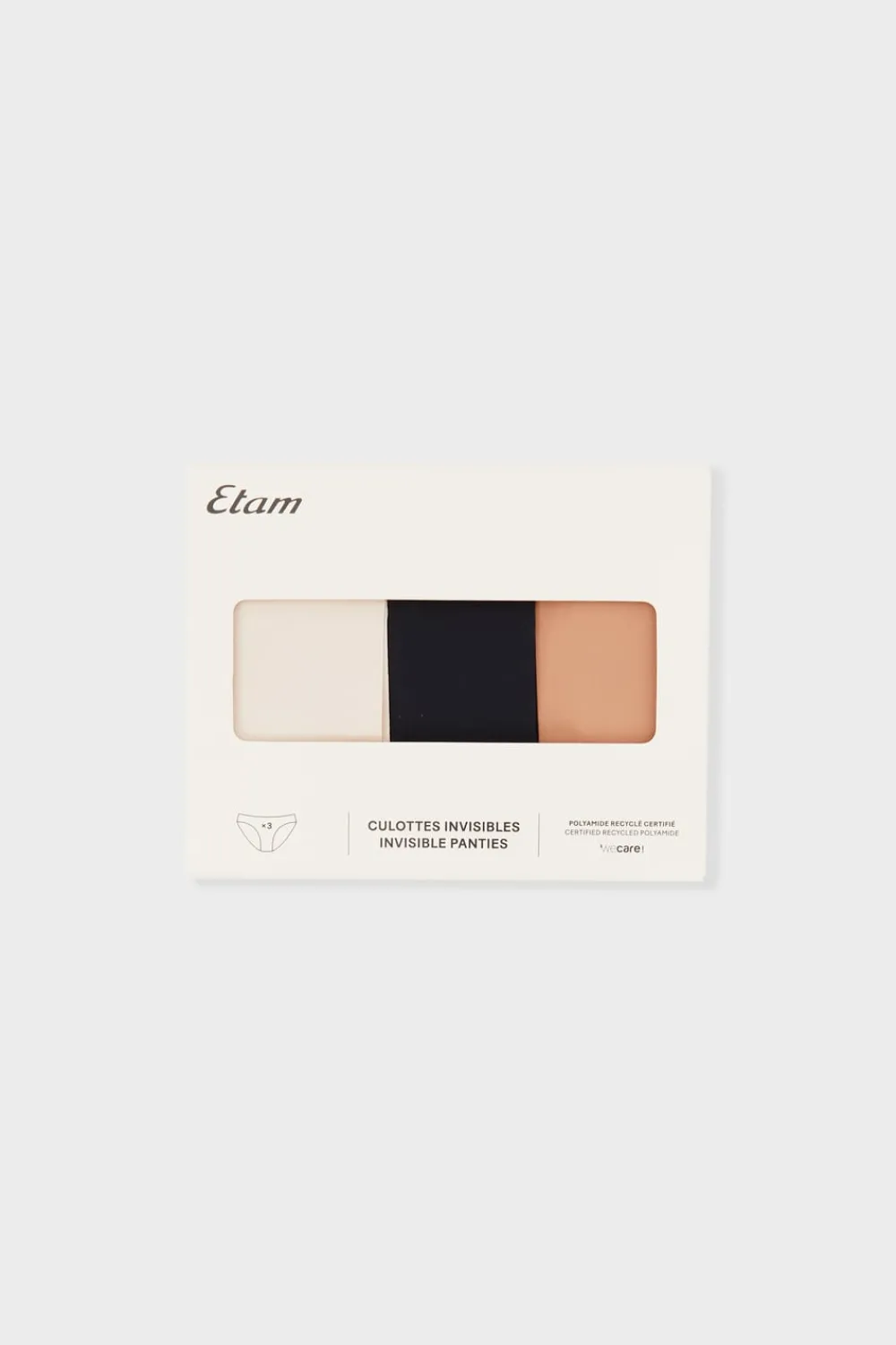 Discount ETAM Set de 3 bragas MULTICOLOR