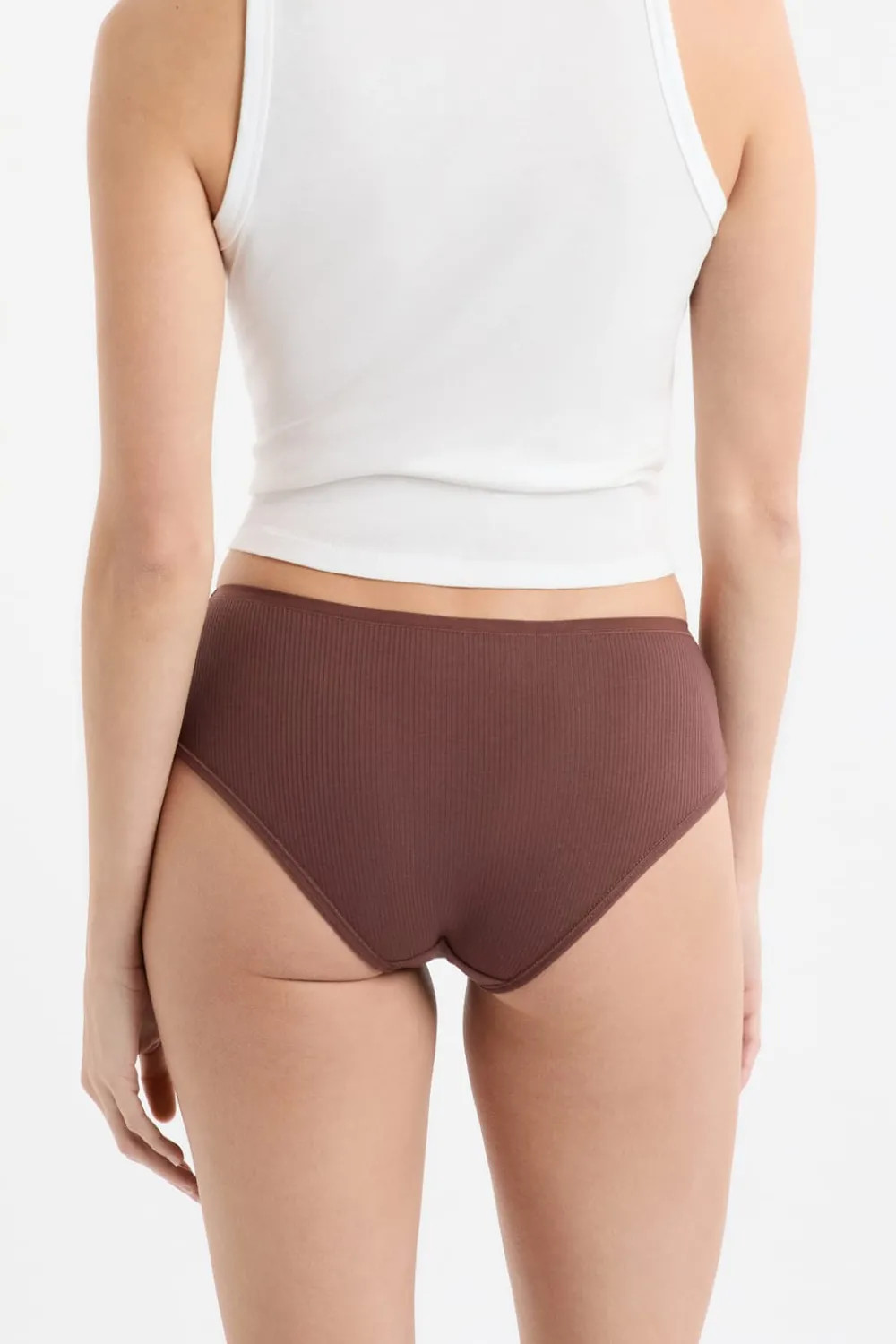 Hot ETAM Set de 3 bragas culottes de algodón BEIGE