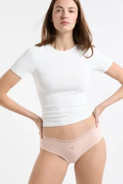 Best ETAM Set de 3 bragas culottes de algodón MORADO