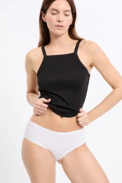 Hot ETAM Set de 3 bragas culottes de algodón BLANCO
