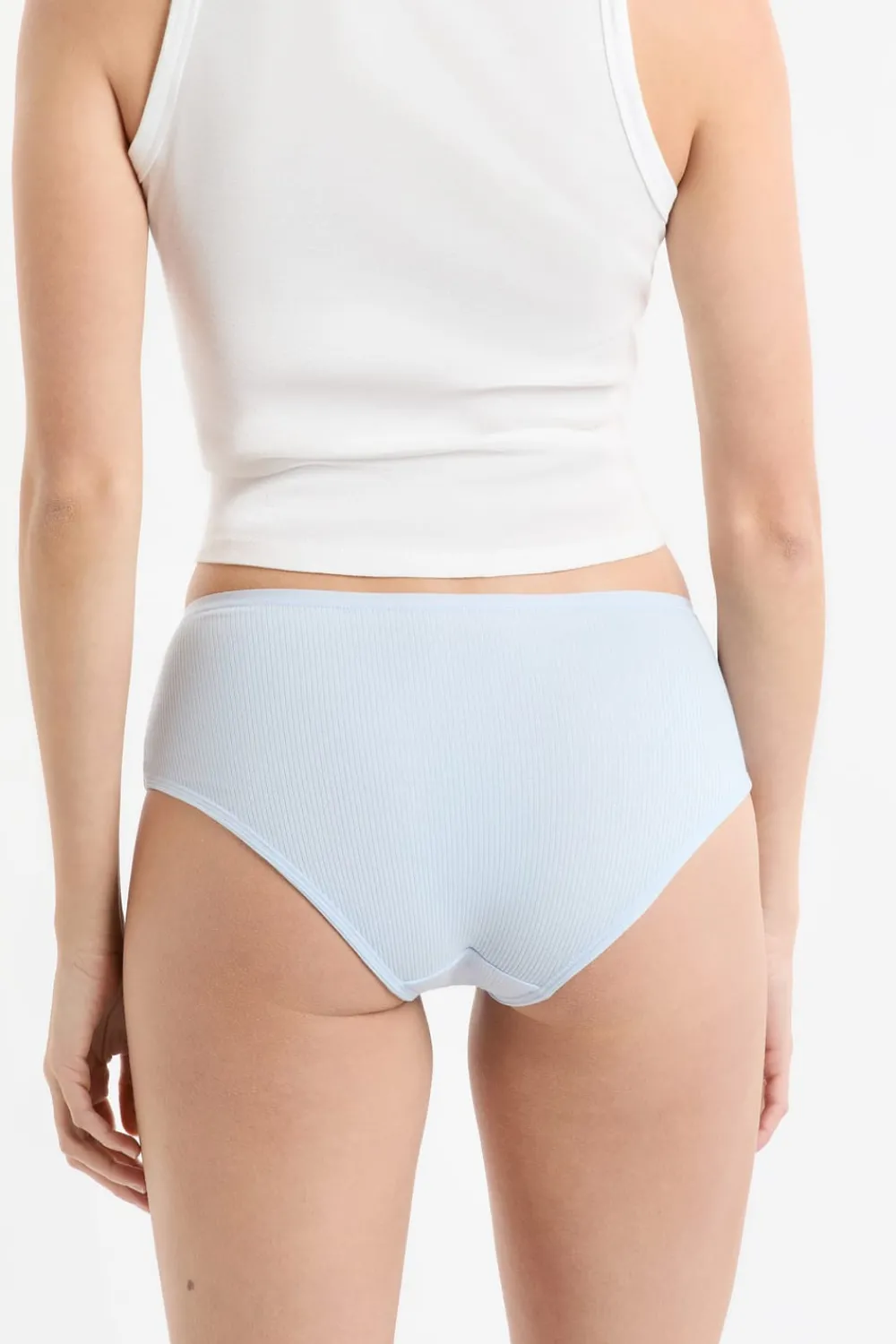Clearance ETAM Set de 3 bragas de algodón CRUDO