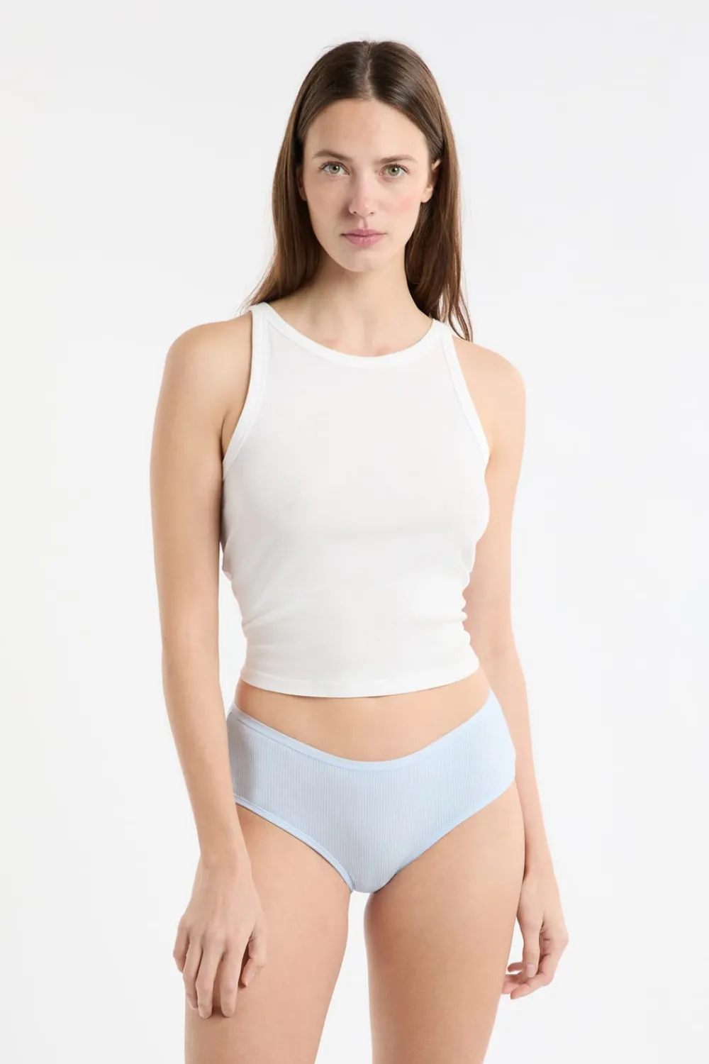 Clearance ETAM Set de 3 bragas de algodón CRUDO