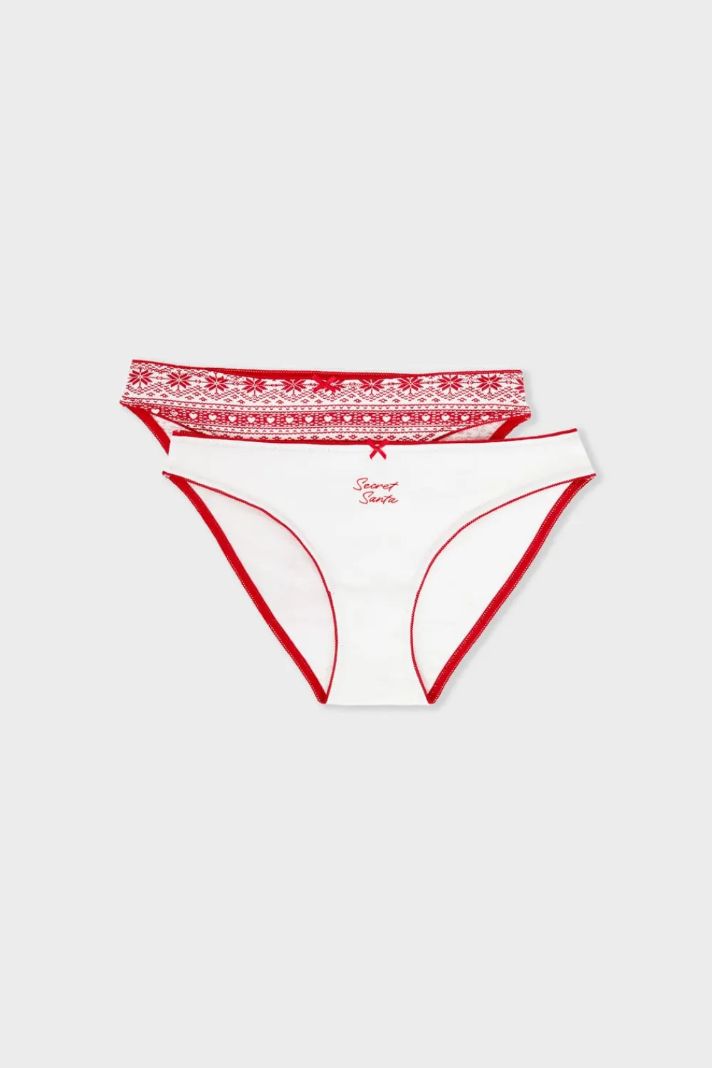 Outlet ETAM Set de 2 bragas de algodón IMP FD ladrillo