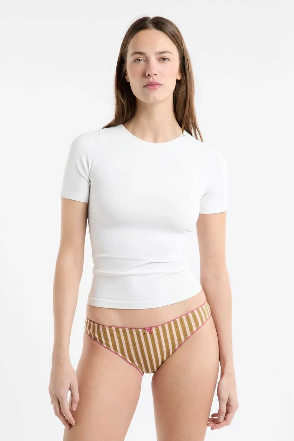 Discount ETAM Set de 3 bragas de algodón BLUSH