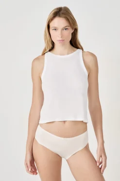New ETAM Set de 3 braguitas culotte de algodón orgánico BLANCO ROTO