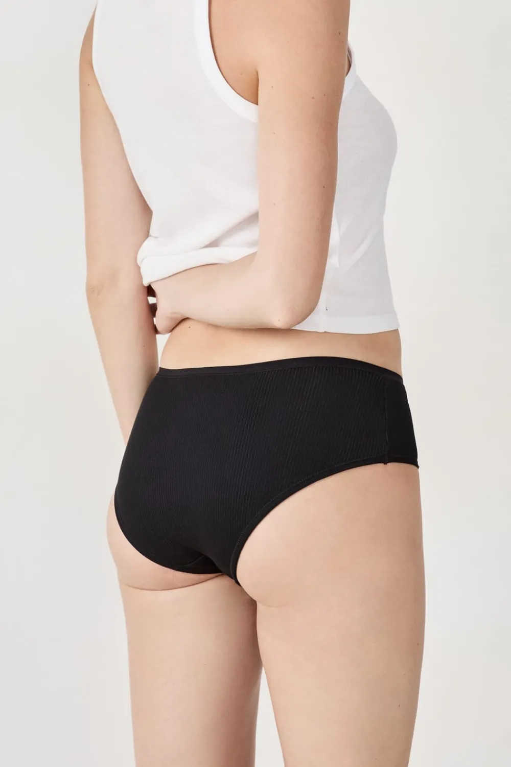 Hot ETAM Set de 3 braguitas culotte de algodón NEGRO