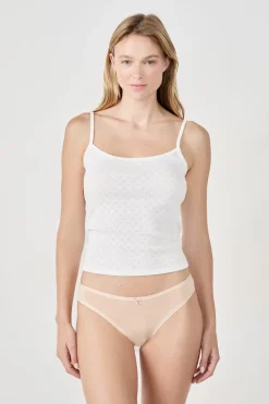 Hot ETAM Set de 3 braguitas de algodón ecológico BLANCO ROTO