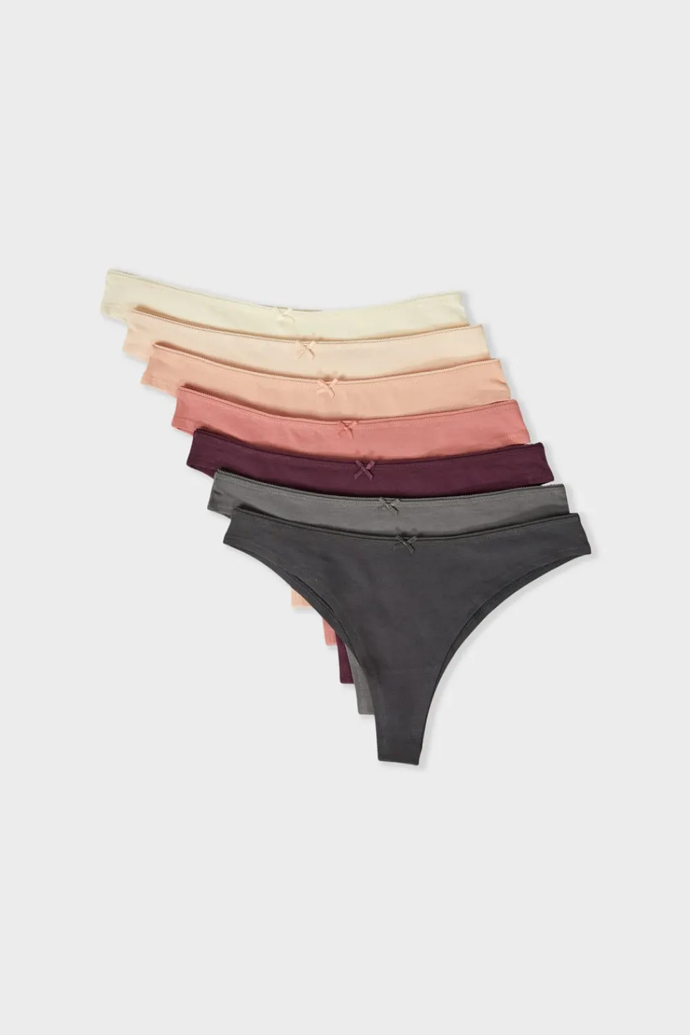 Sale ETAM Set de 7 brasileños de algodón MULTICOLOR