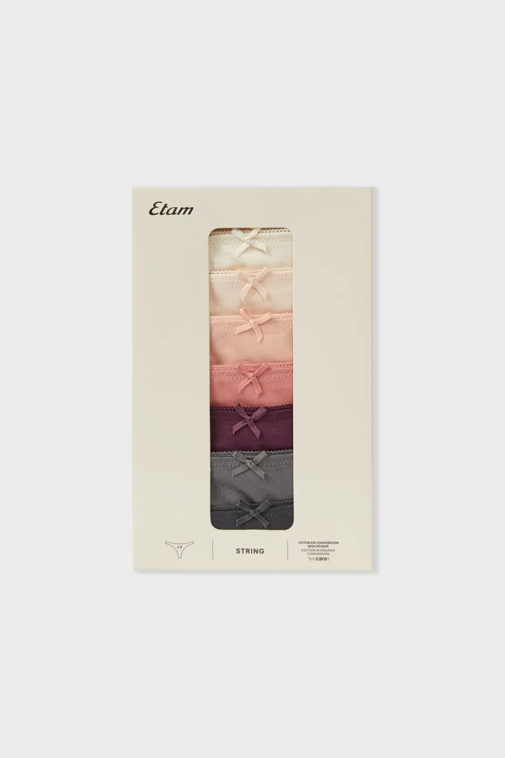 Sale ETAM Set de 7 brasileños de algodón MULTICOLOR