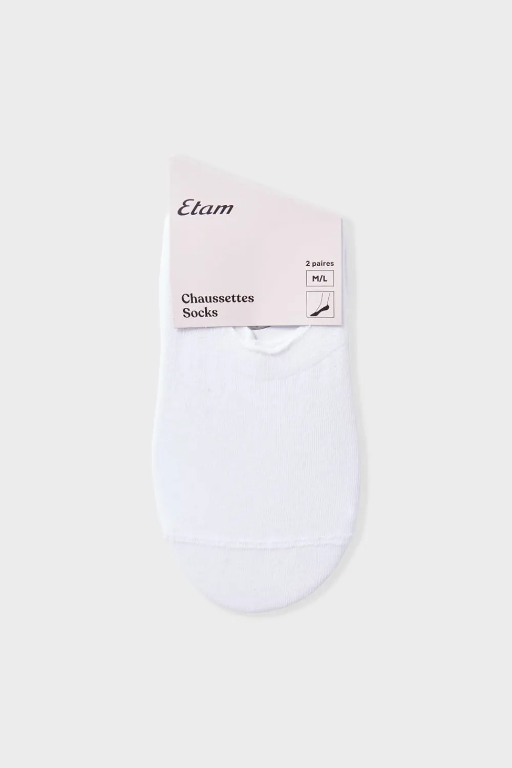Discount ETAM Set de 2 pares de calcetines esenciales CRUDO