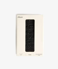 Hot ETAM Set de 7 tangas de algodón y encaje NEGRO