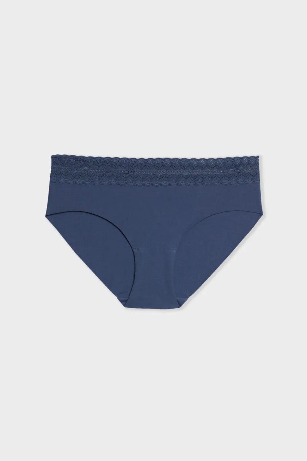 Online ETAM Shorty de algodón sin costuras AZUL PETRÓLEO