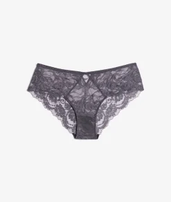 Outlet ETAM Shorty de encaje ANTRACITA