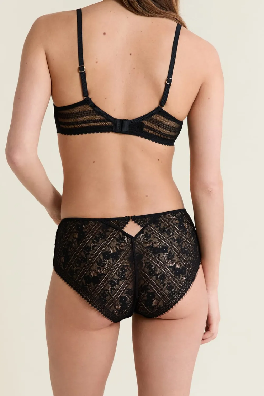 Discount ETAM Shorty en dentelle NOIR