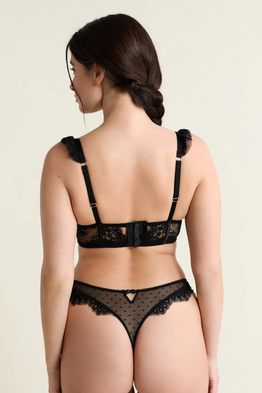Sale ETAM Soutien-gorge N.9 - Balconnet bustier en dentelle NOIR