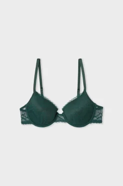 Sale ETAM Soutien-gorge N.4 - Le coques fines en dentelle EMERAUDE