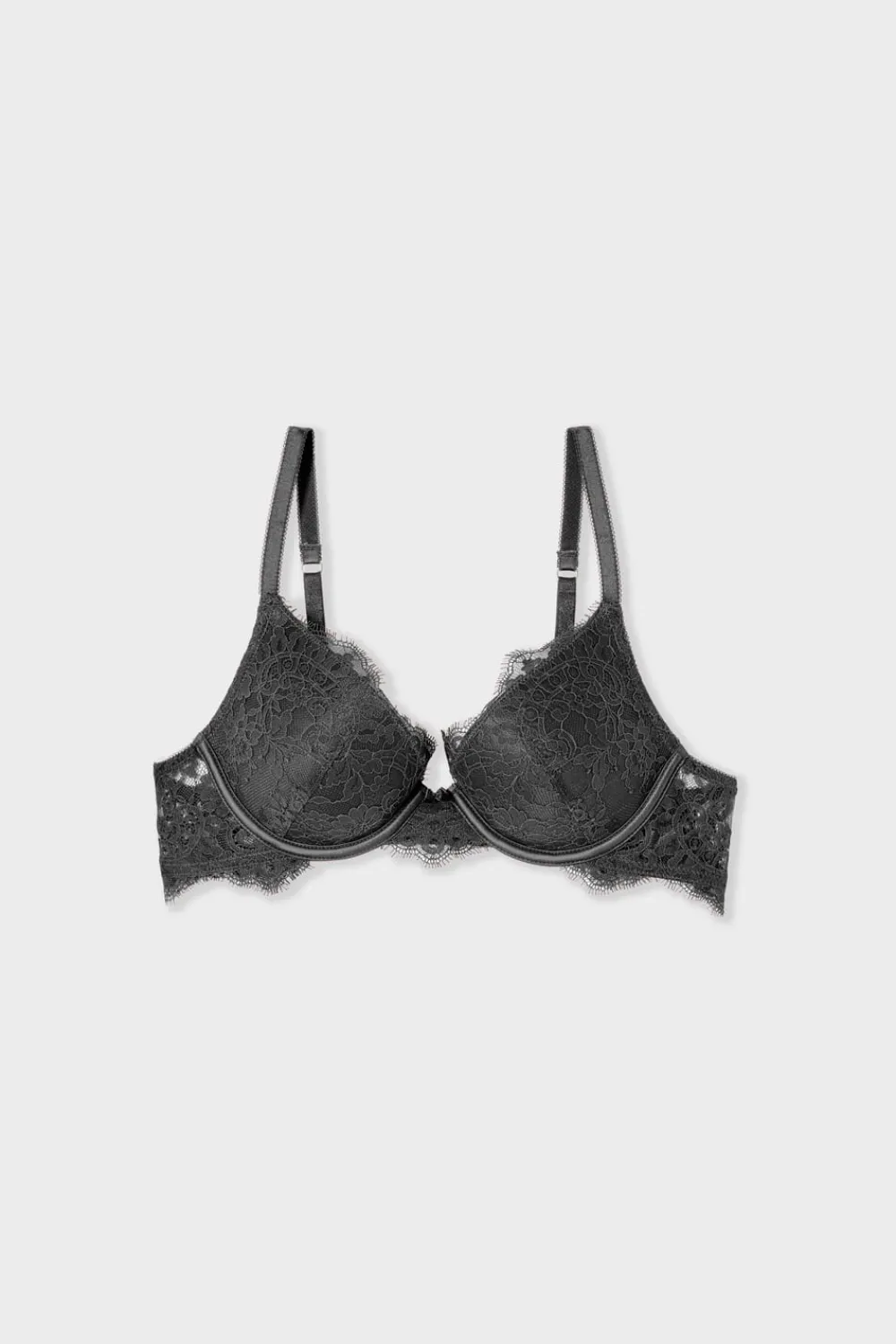 Sale ETAM Soutien-gorge N.2 - Le push-up en dentelle NOIR