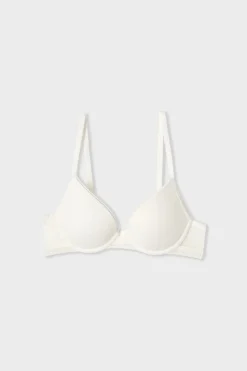 Clearance ETAM Soutien-gorge N.2 - Le push-up plongeant ECRU