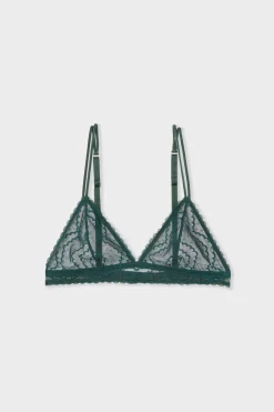 Hot ETAM Soutien-gorge triangle en dentelle EMERAUDE