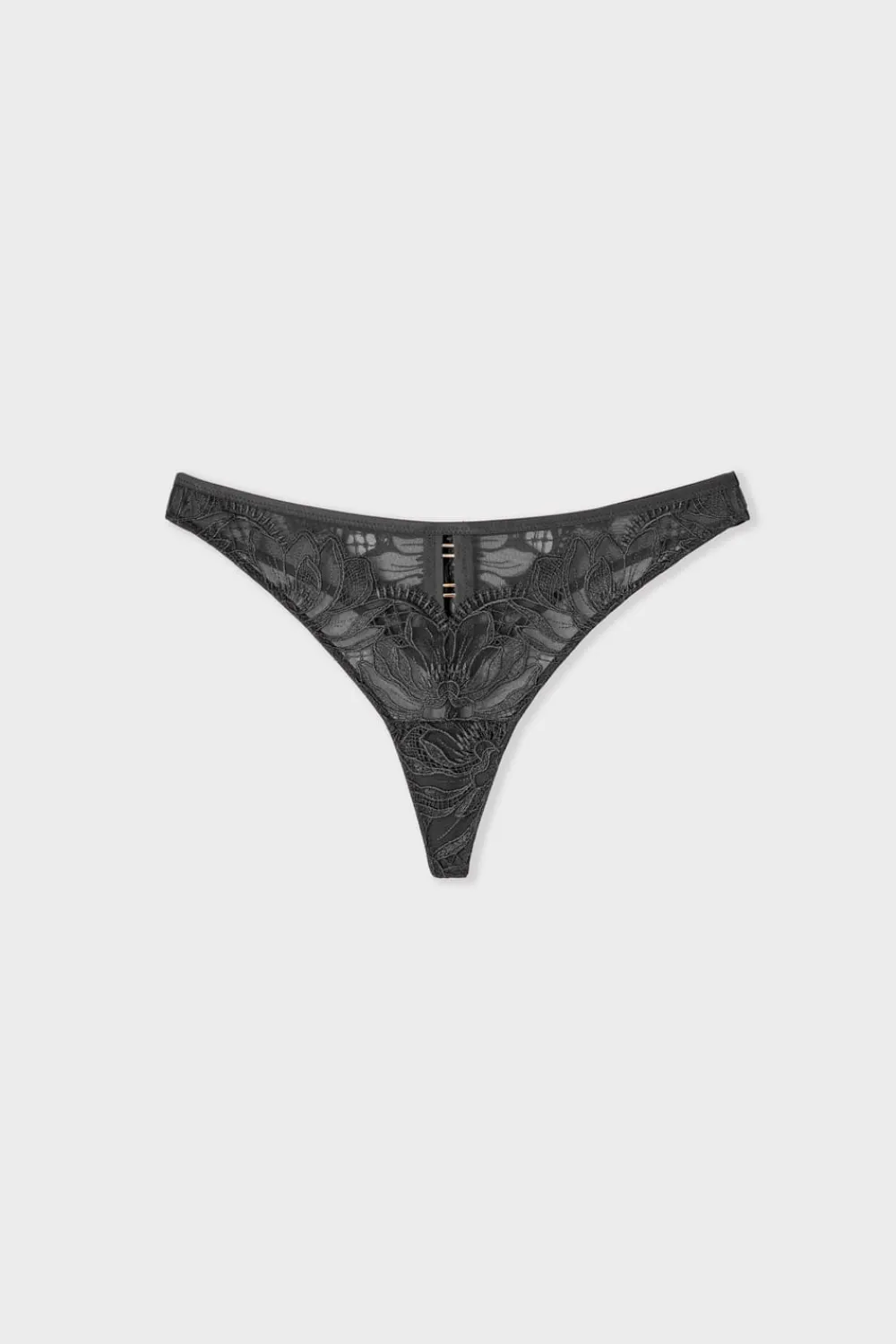 Online ETAM String en guipure NOIR