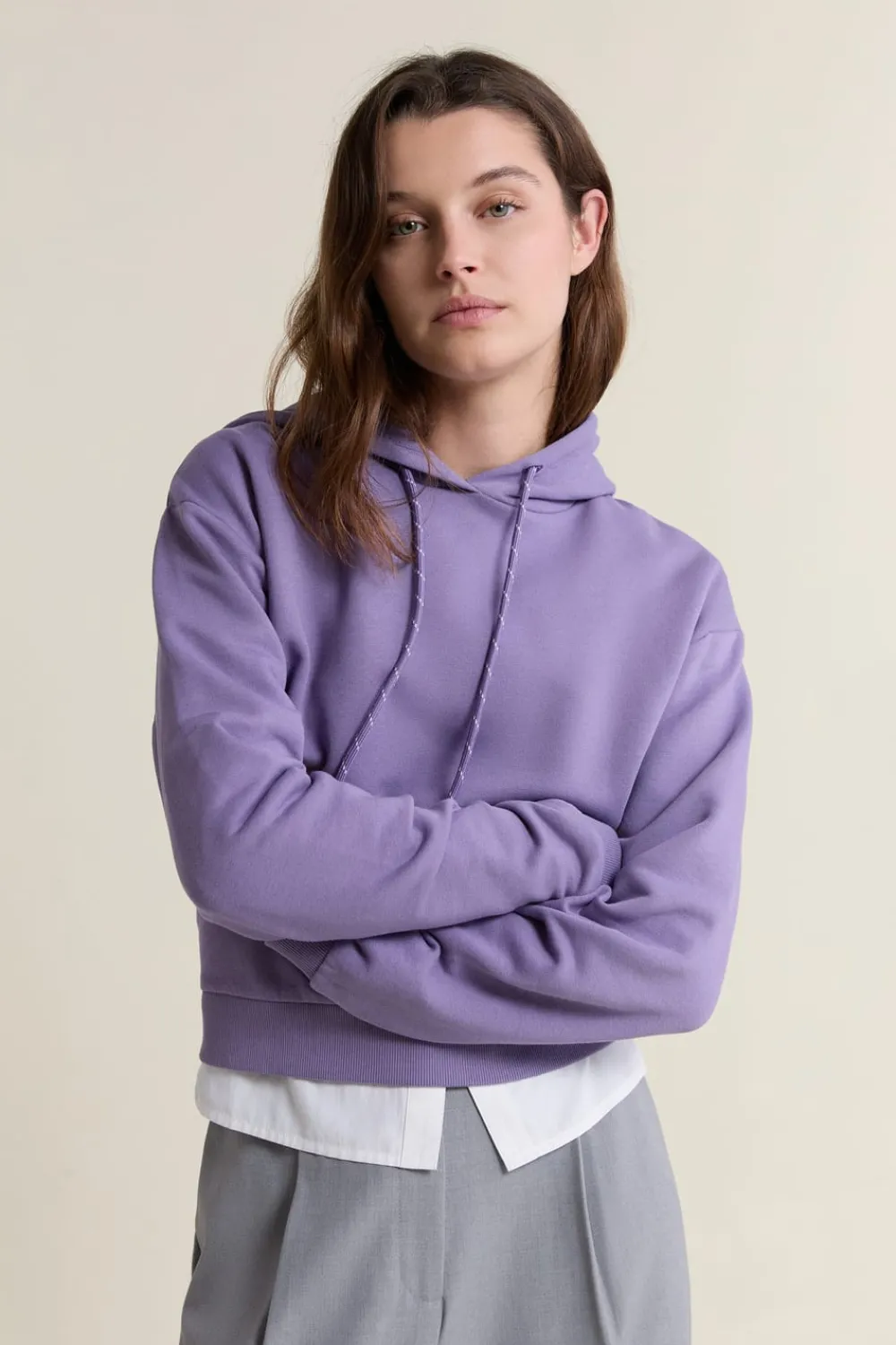 ETAM Sudadera con capucha de algodón parma