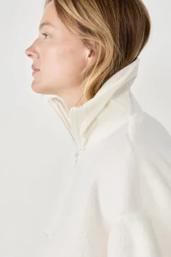 New ETAM Sudadera con cremallera ECRU