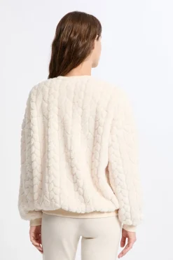 ETAM Sudadera con efecto polar CRUDO