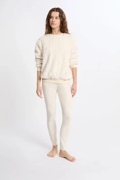 ETAM Sudadera con efecto polar CRUDO