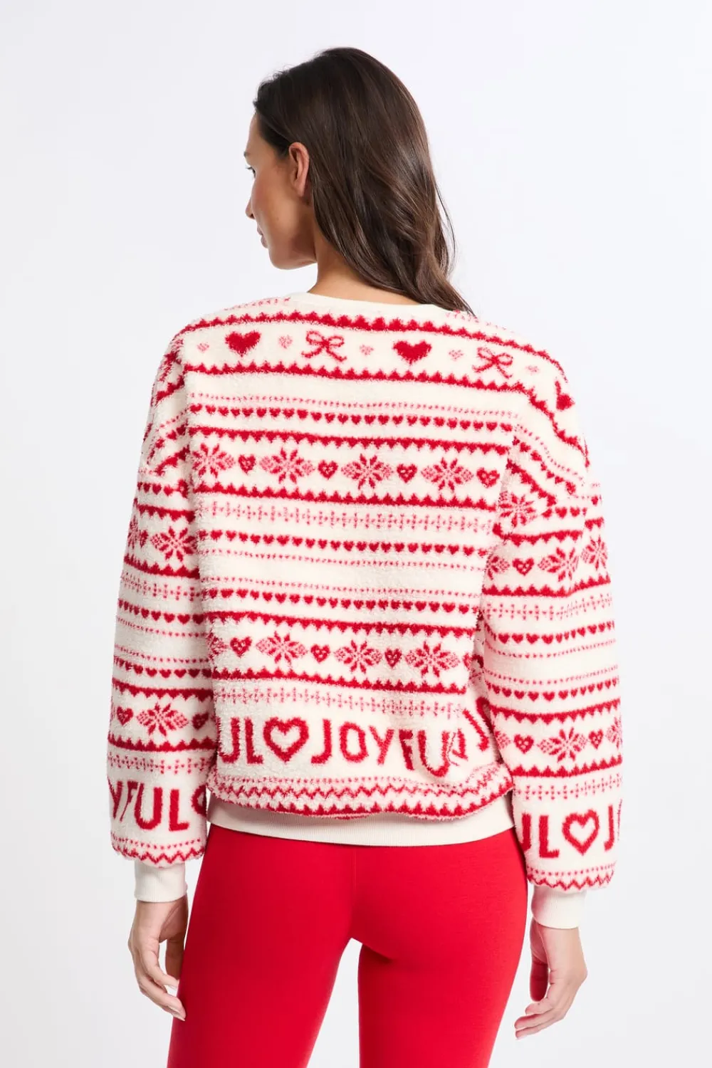 Outlet ETAM Sudadera con estampado ROJO