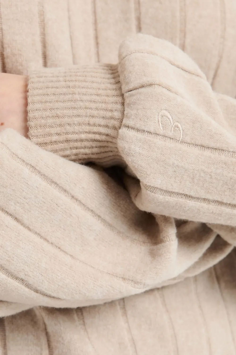 Outlet ETAM Sudadera de pijama con cuello redondo TAUPE