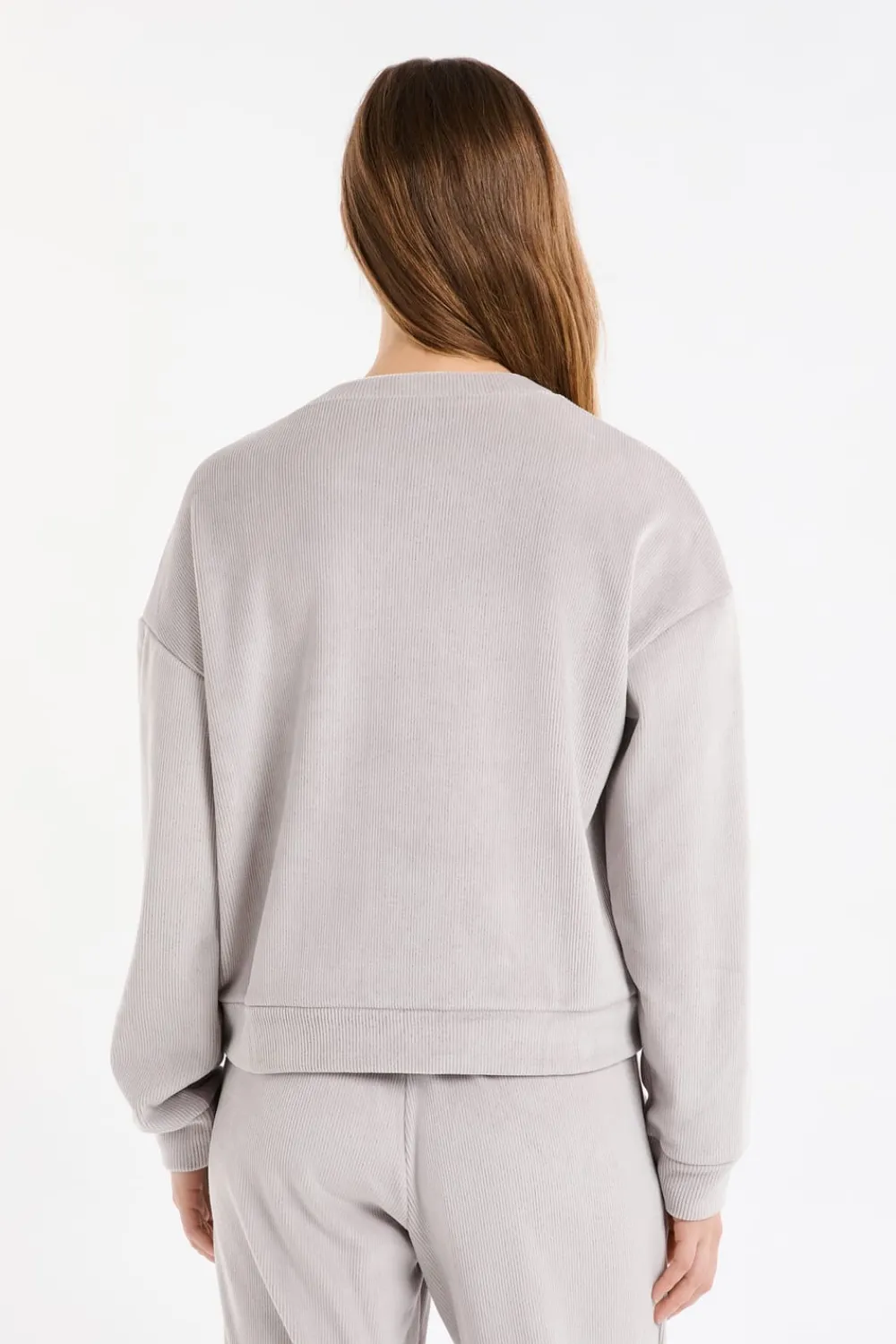 Clearance ETAM Sudadera de pijama con cuello redondo GRIS